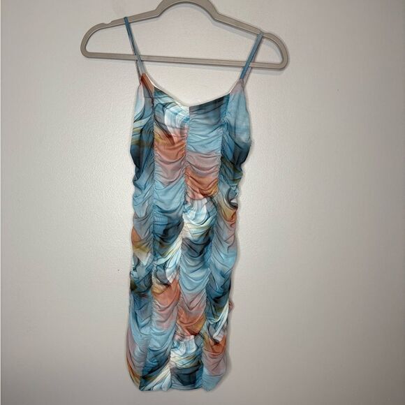 Prettylittlething Abstract Swirl print Dress NWT - Picture 2 of 3